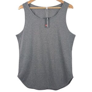 NWT Coofandy Workout or Everyday Grey Size Medium Unisex Muscle Tank Top